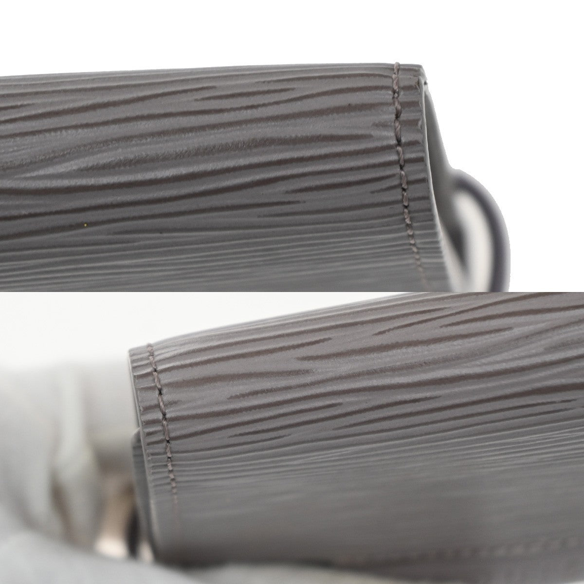 LOUIS VUITTON Portefeuille Elastique Wallet Epi Leather Purple M6346B 69KD044