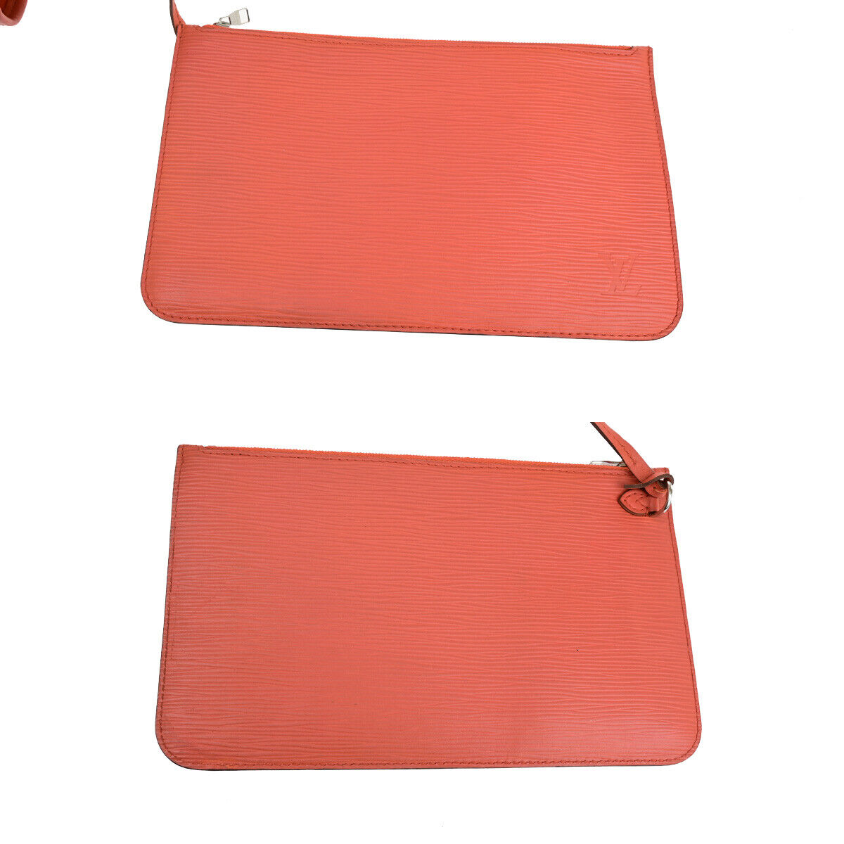 LOUIS VUITTON Neverfull MM Shoulder Tote Bag Epi Leather Orange M40884 99YG012