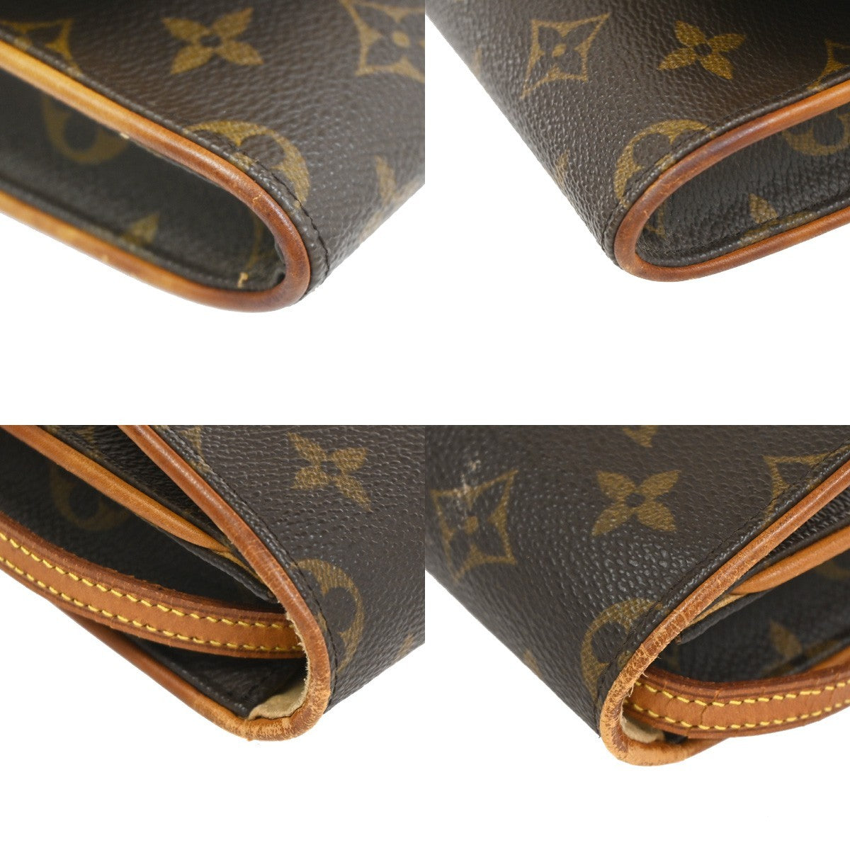 LOUIS VUITTON Pochette Twin GM 2Way Shoulder Bag Monogram Brown M51852 34CA815