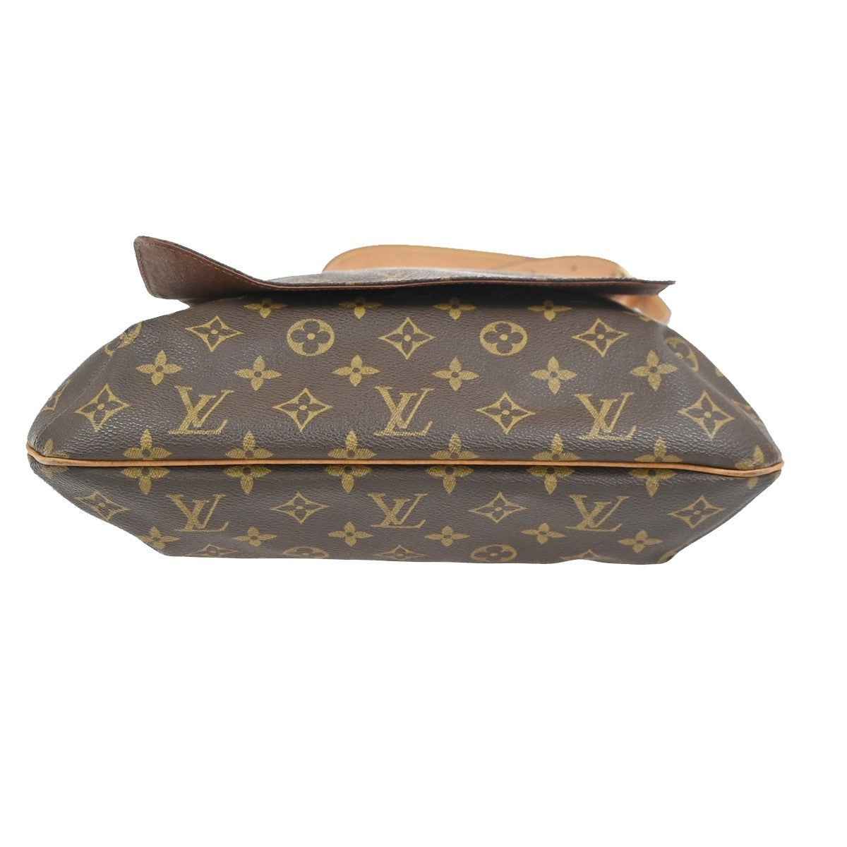 LOUIS VUITTON Musette Shoulder Bag Monogram Leather Brown France M51256 72KC826