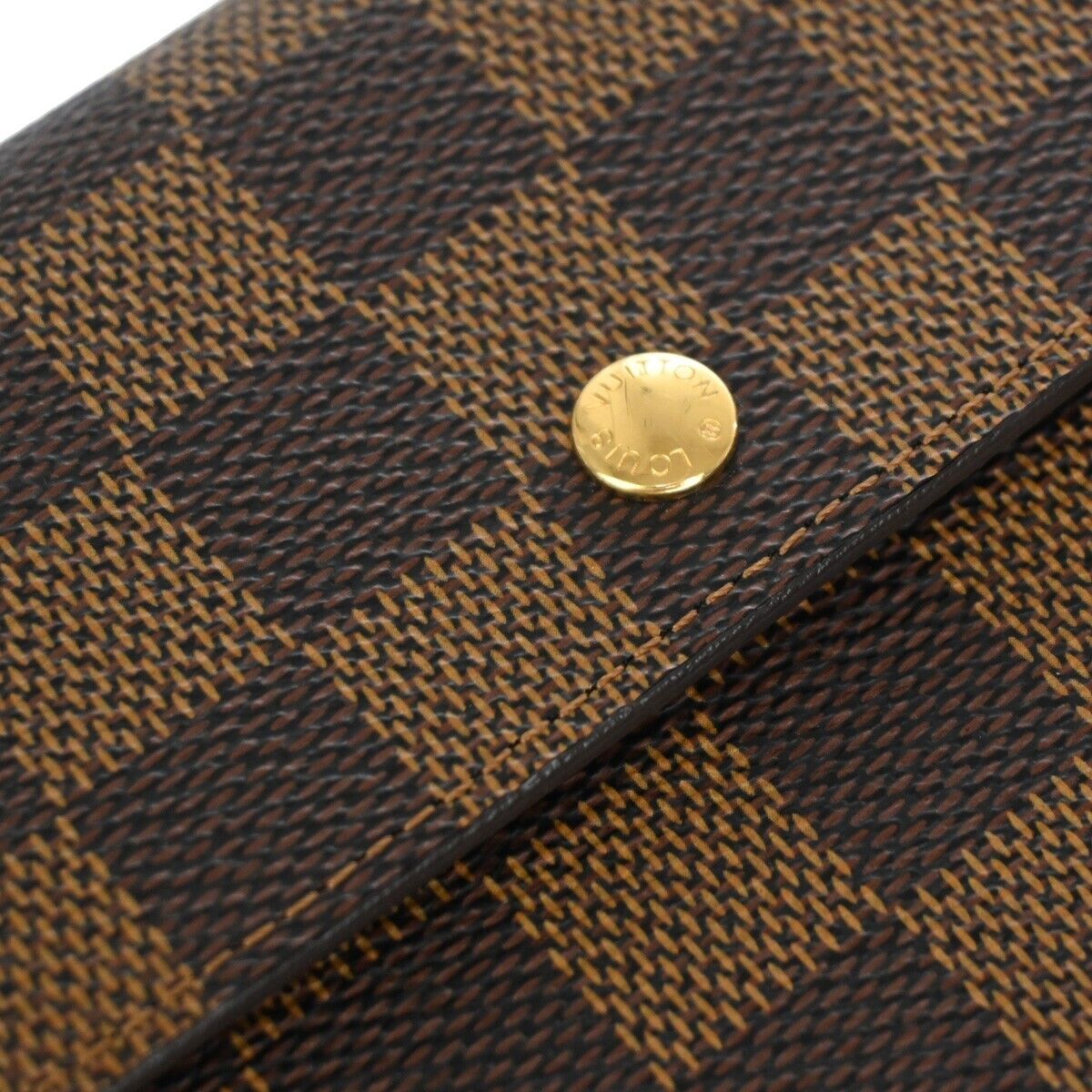 LOUIS VUITTON Porte Tresor Etui Papier Trifold Wallet Damier BN N61202 18RJ327