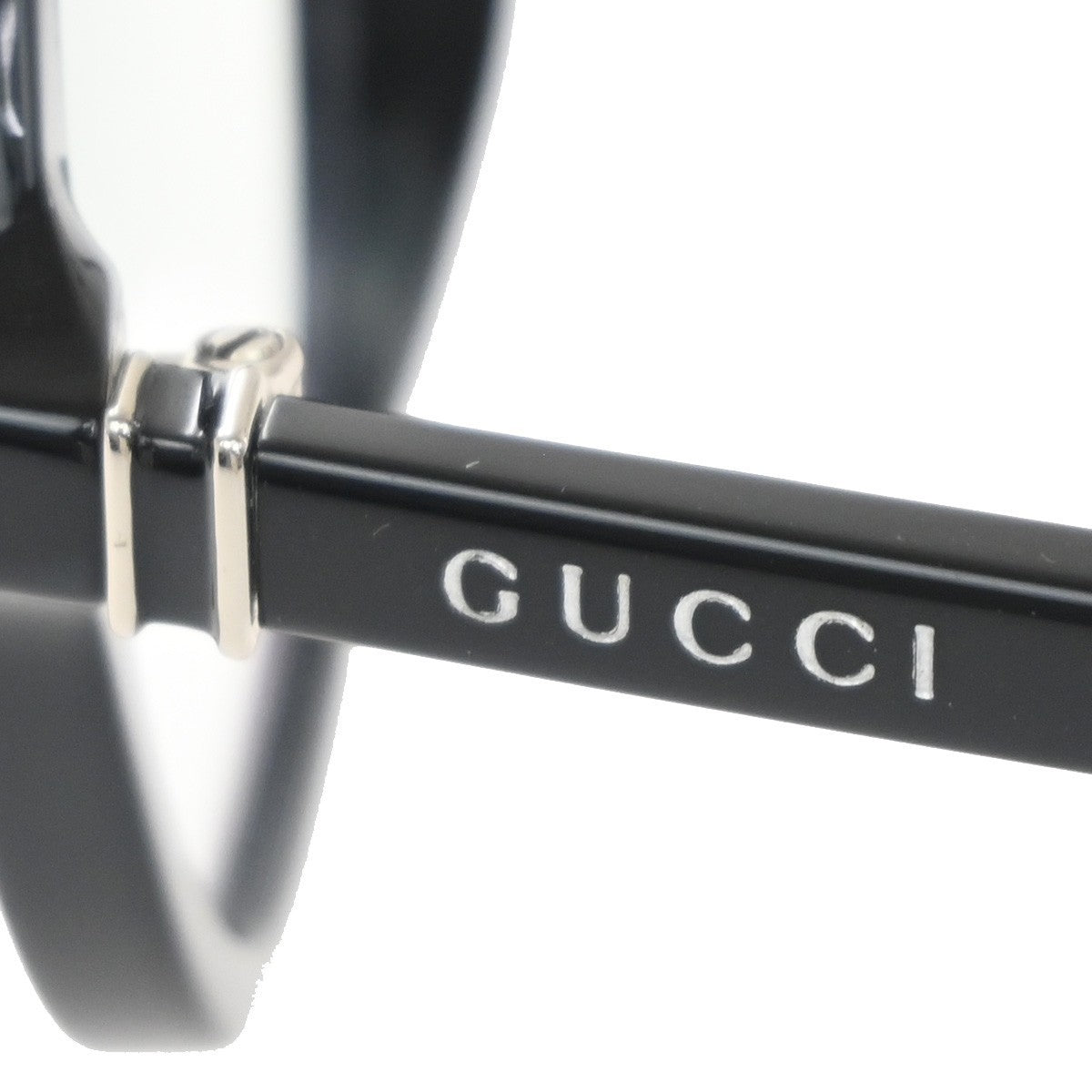 GUCCI Logo GG Glasses Eye Wear GG16730 Plastic Black SHW 05RF711