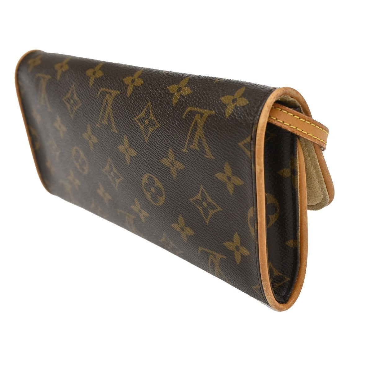 LOUIS VUITTON Pochette Twin GM 2Way Shoulder Bag Monogram Brown M51852 70CA711
