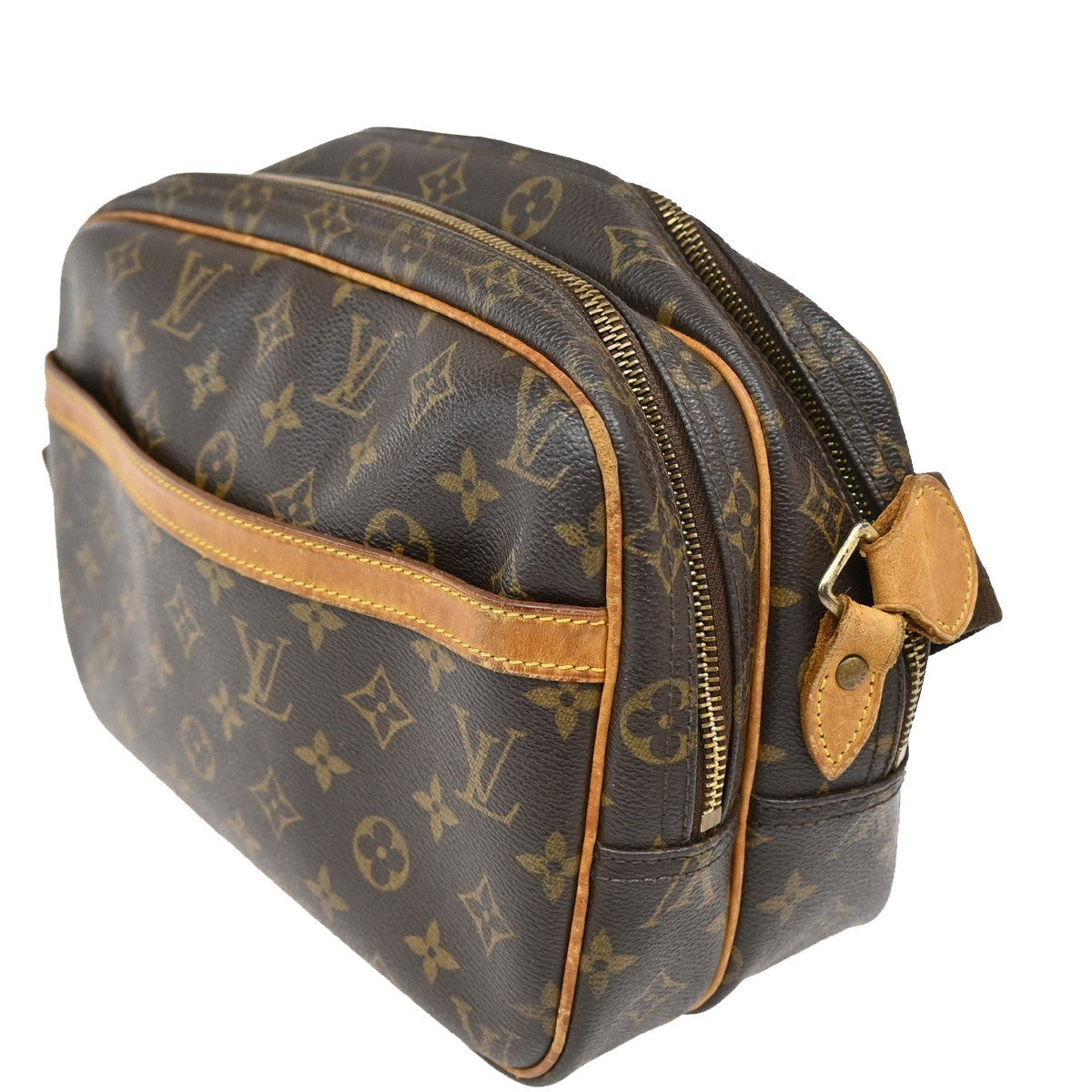 LOUIS VUITTON Reporter PM Crossbody Shoulder Bag Monogram Leather M45254 32KB723