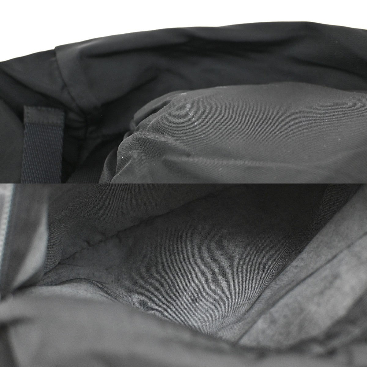 PRADA Logo Tessuto Backpack Bag Nylon Black Nero SHW Italy 38KB617