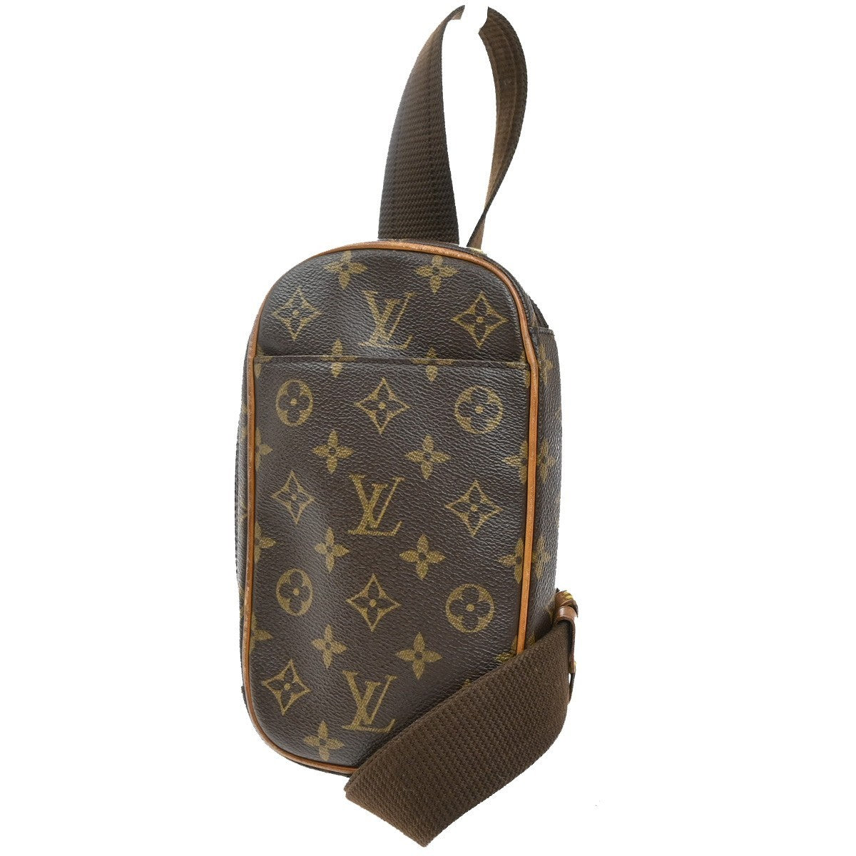 LOUIS VUITTON Pochette Gange Shoulder Bag Monogram Brown Spain M51870 78KB320