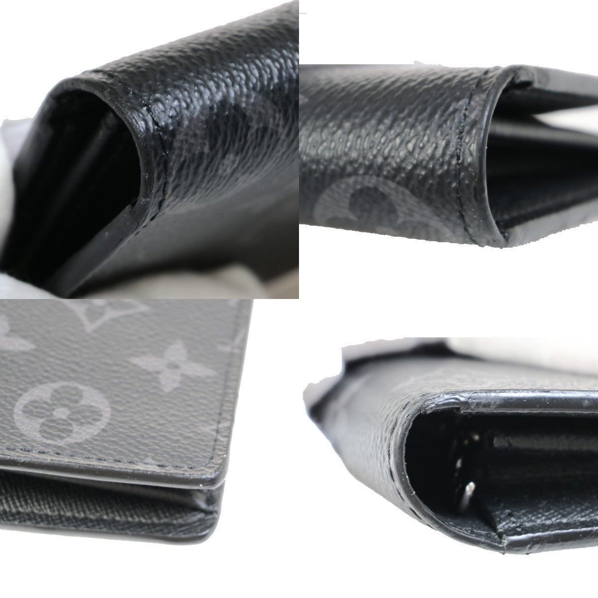 LOUIS VUITTON Portefeuille Brazza Long Wallet Monogram Eclipse BK M61697 88RL434