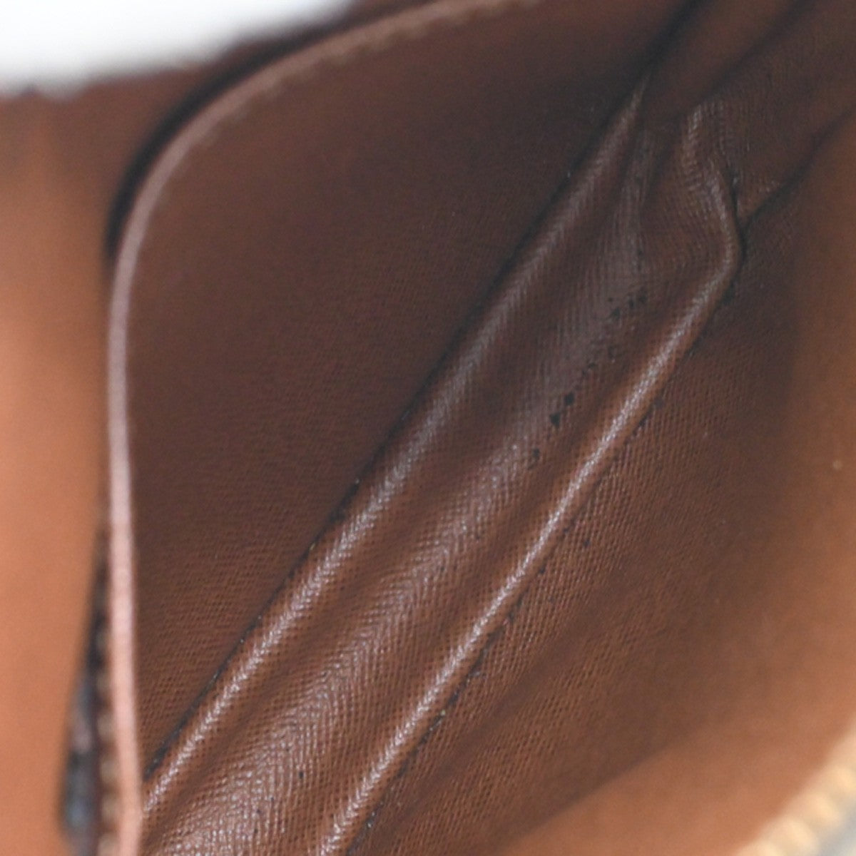 LOUIS VUITTON Danube Shoulder Bag Monogram Leather Brown France M45266 67PA042