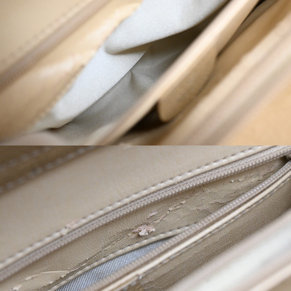GUCCI Logo Bamboo Handle Tote Hand Bag Suede Leather Beige GHW Italy 38MA593
