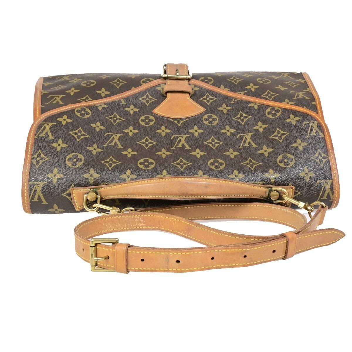 LOUIS VUITTON Beverly Hand Bag Briefcase Monogram Leather Brown M51121 81EB853