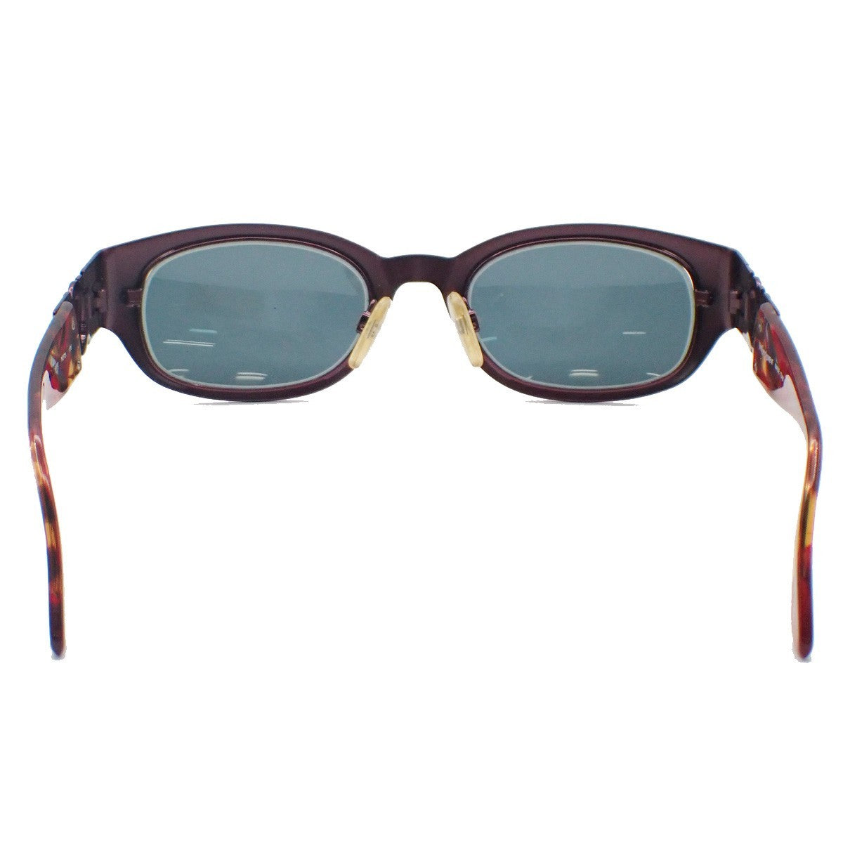 Yves Saint Laurent YSL Logo Sunglasses Eye Wear Plastic Metal Black Pink 01CA891