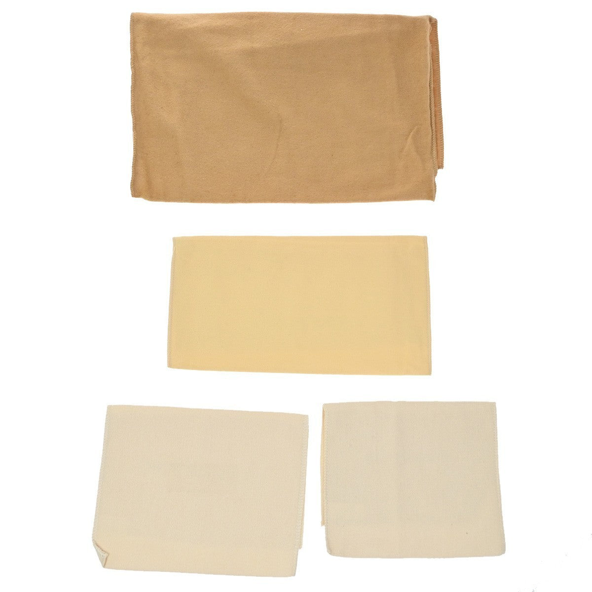 LOUIS VUITTON Logo 10 Set Dust Bag Drawstring Canvas Cotton Beige Brown 09KP300