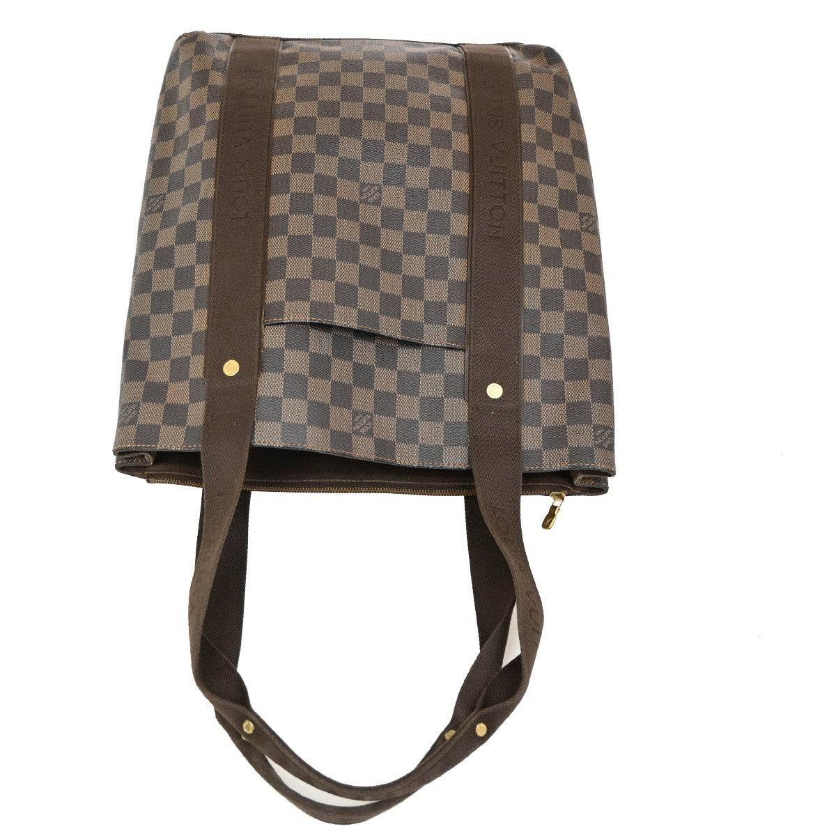 LOUIS VUITTON Cabas Beaubourg Shoulder Bag Damier Ebene Leather N52006 75KB546