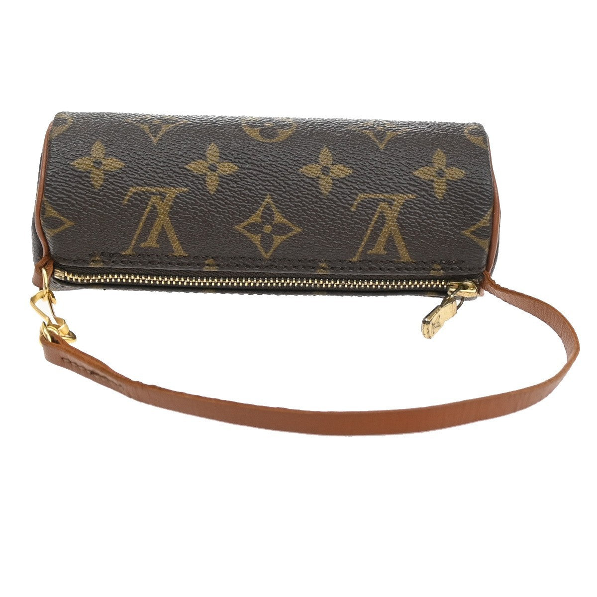 LOUIS VUITTON Mini Papillon Pouch Hand Bag Monogram Brown  M51380 66SA114