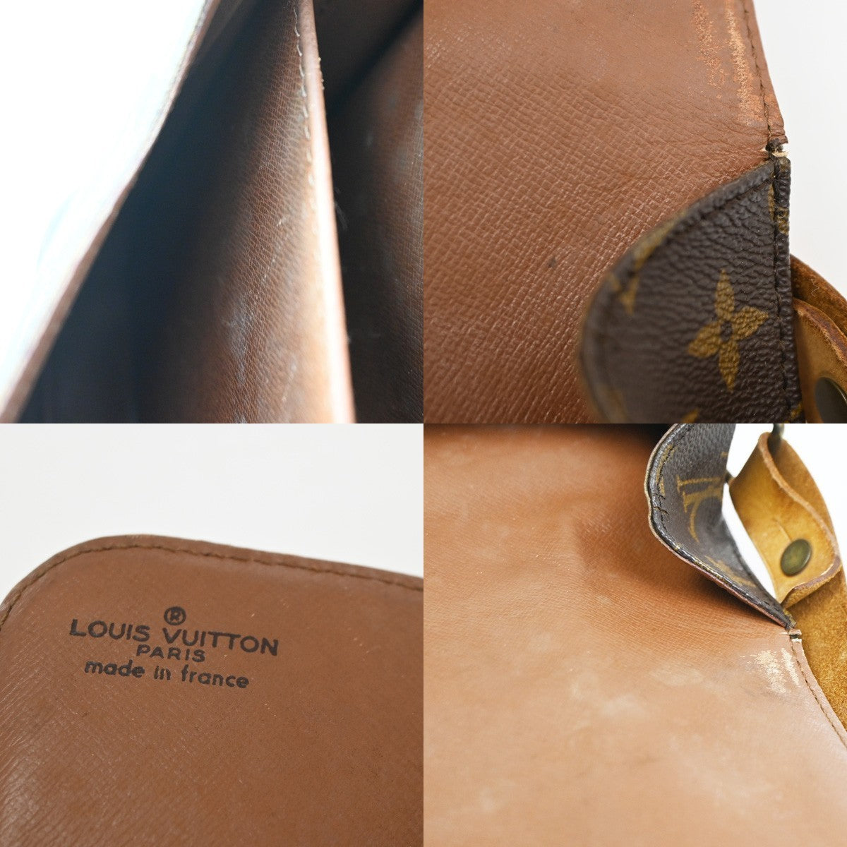 LOUIS VUITTON Cartouchiere GM Shoulder Bag Monogram Leather Brown M51252 32CA686