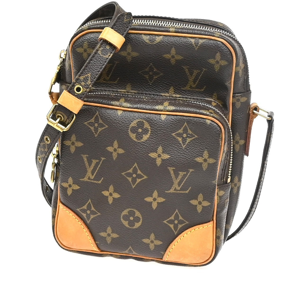 LOUIS VUITTON Amazon Crossbody Shoulder Bag Monogram Leather BN M45236 12ZA269