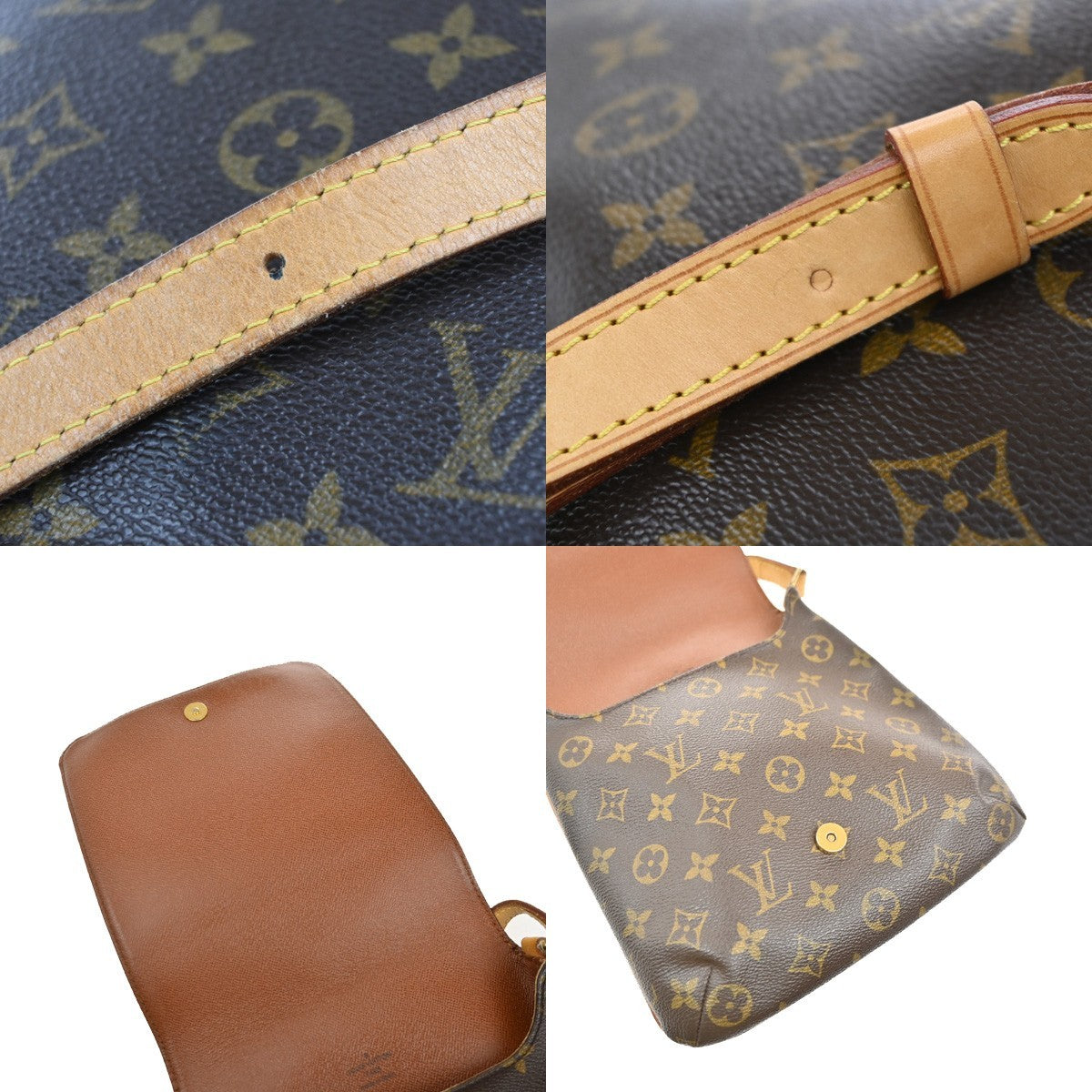 LOUIS VUITTON LV Musette Salsa Short Shoulder Bag Monogram Brown M51258 80EG367