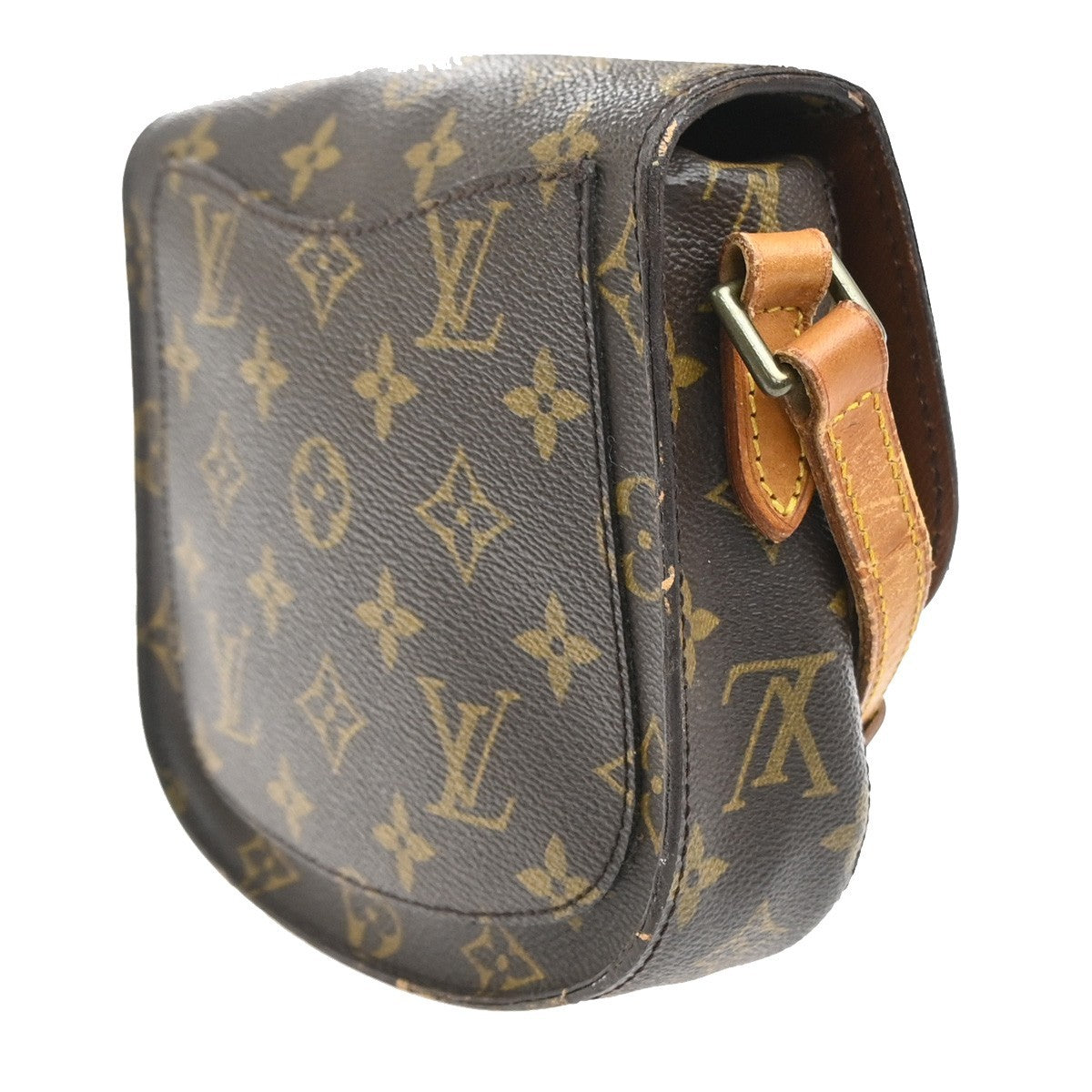 LOUIS VUITTON Mini Saint Cloud Shoulder Bag Monogram Leather BN M51244 32MA504