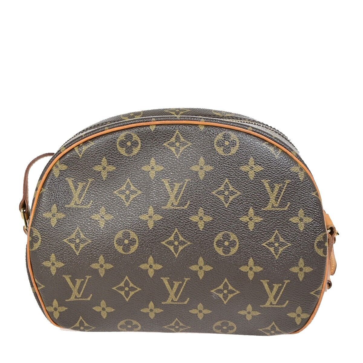 LOUIS VUITTON Blois Crossbody Shoulder Bag Monogram Leather Brown M51221 75FA672