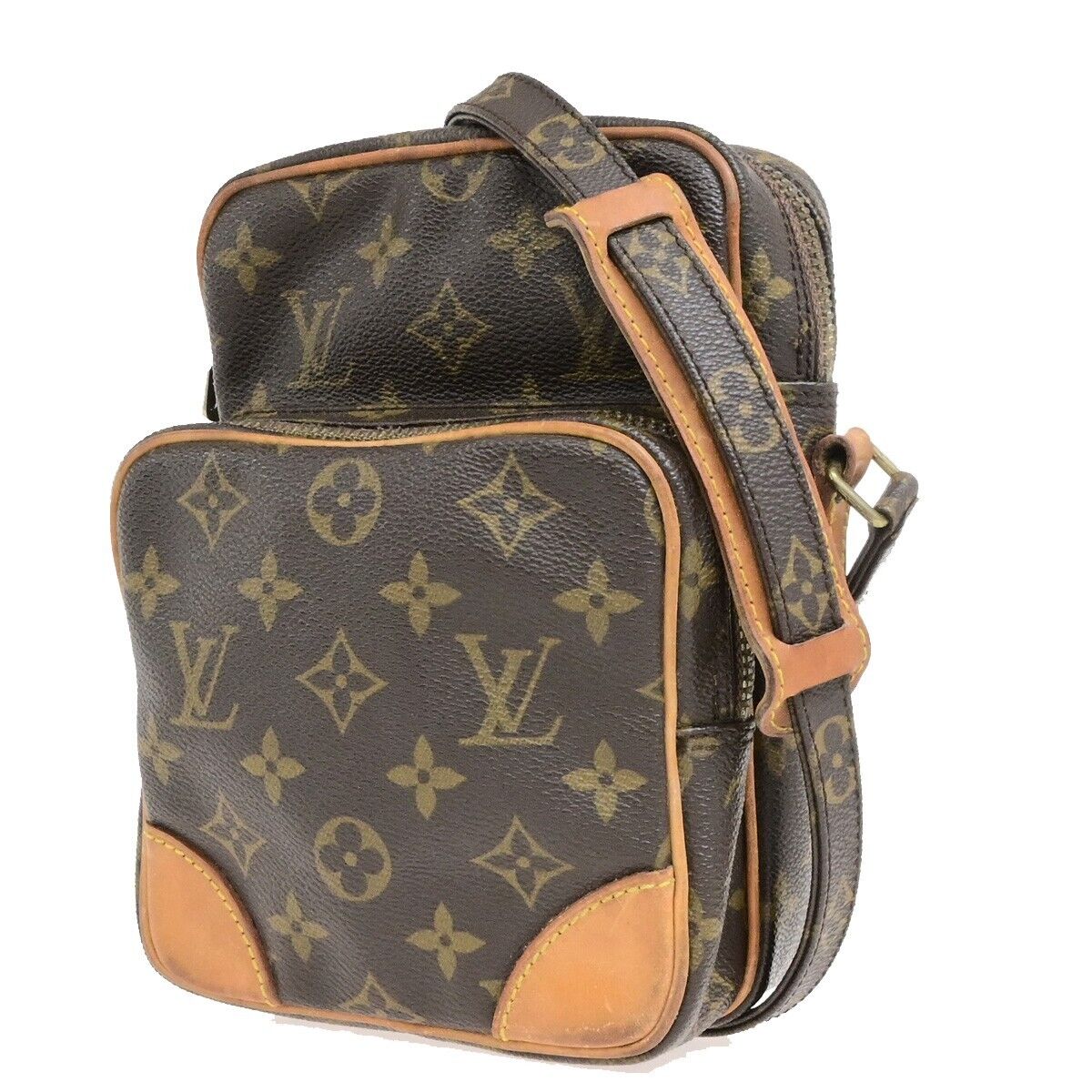 LOUIS VUITTON Amazon Crossbody Shoulder Bag Monogram Leather BN M45236 31FB530