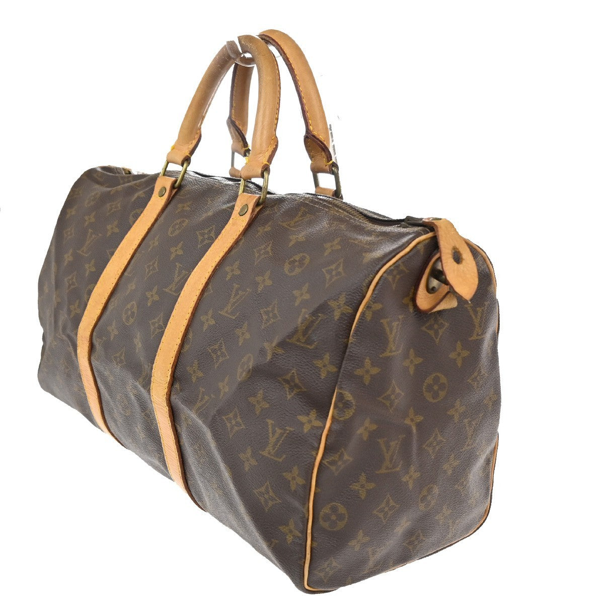 LOUIS VUITTON Keepall 45 Travel Hand Bag Monogram Leather Brown M41428 02CA726