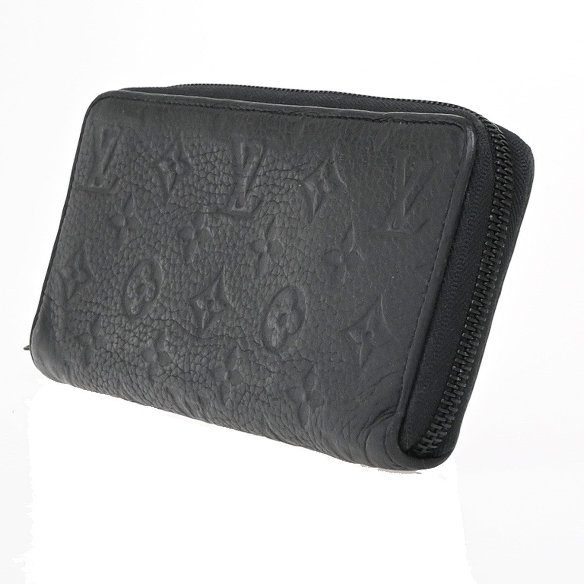 LOUIS VUITTON Zippy Wallet Long Wallet Monogram Empreinte Black M69047 83EG380