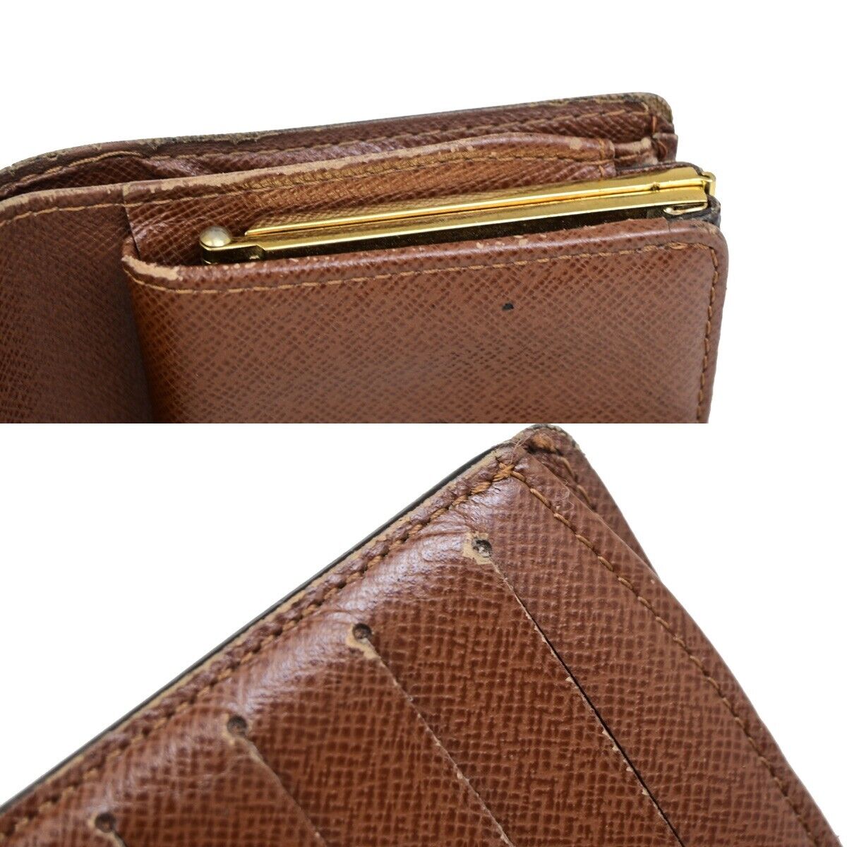 LOUIS VUITTON Portefeuille Viennois Bifold Wallet Monogram Brown M61674 62KA399