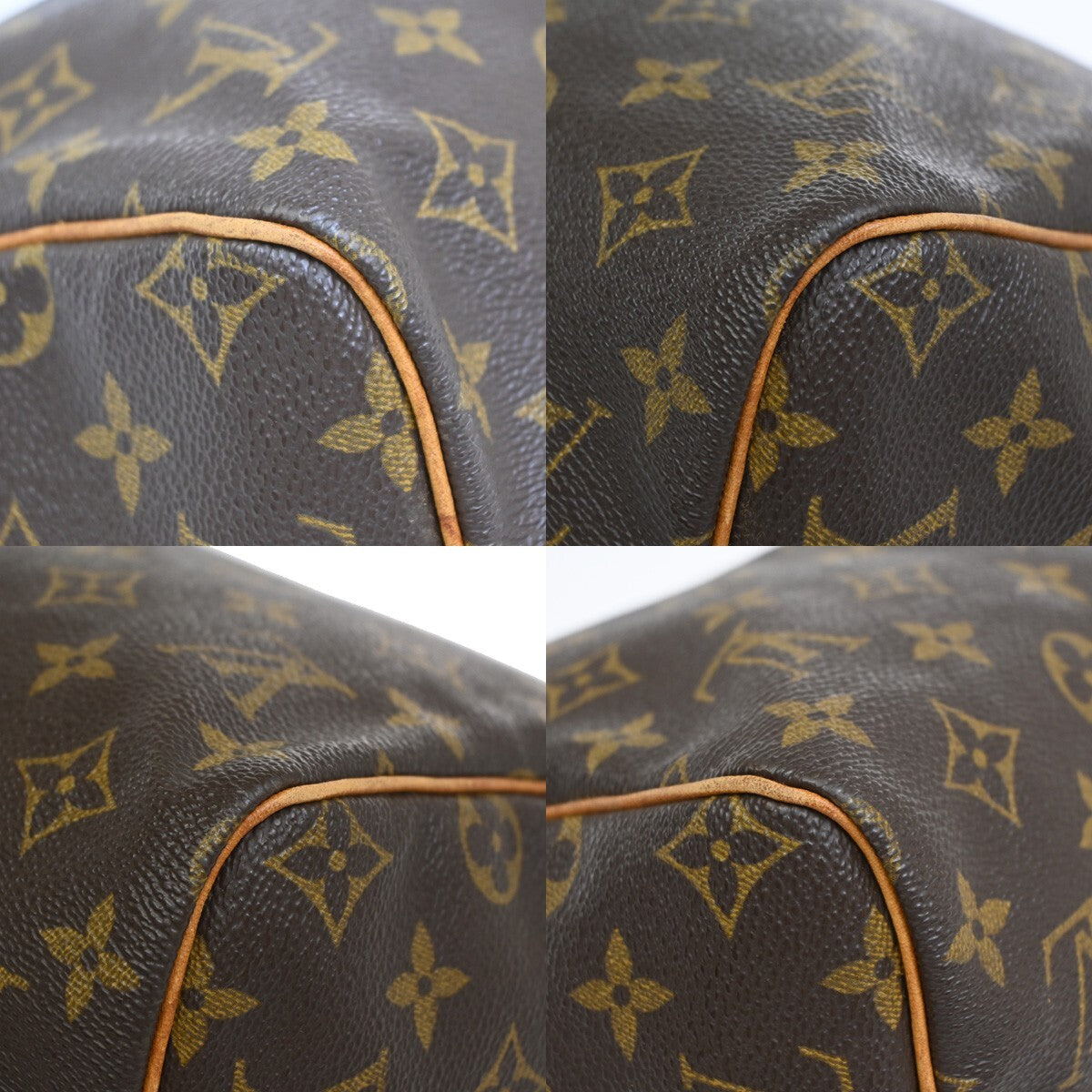 LOUIS VUITTON Speedy 30 Travel Hand Bag Monogram Leather Brown M41526 16EE663