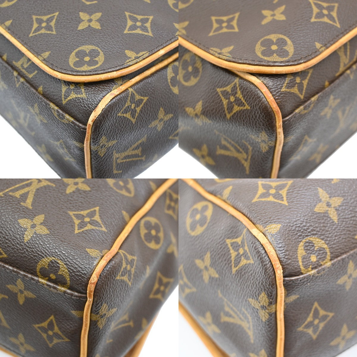 LOUIS VUITTON Abbesses Messenger Shoulder Bag Monogram Leather BN M45257 70KB539