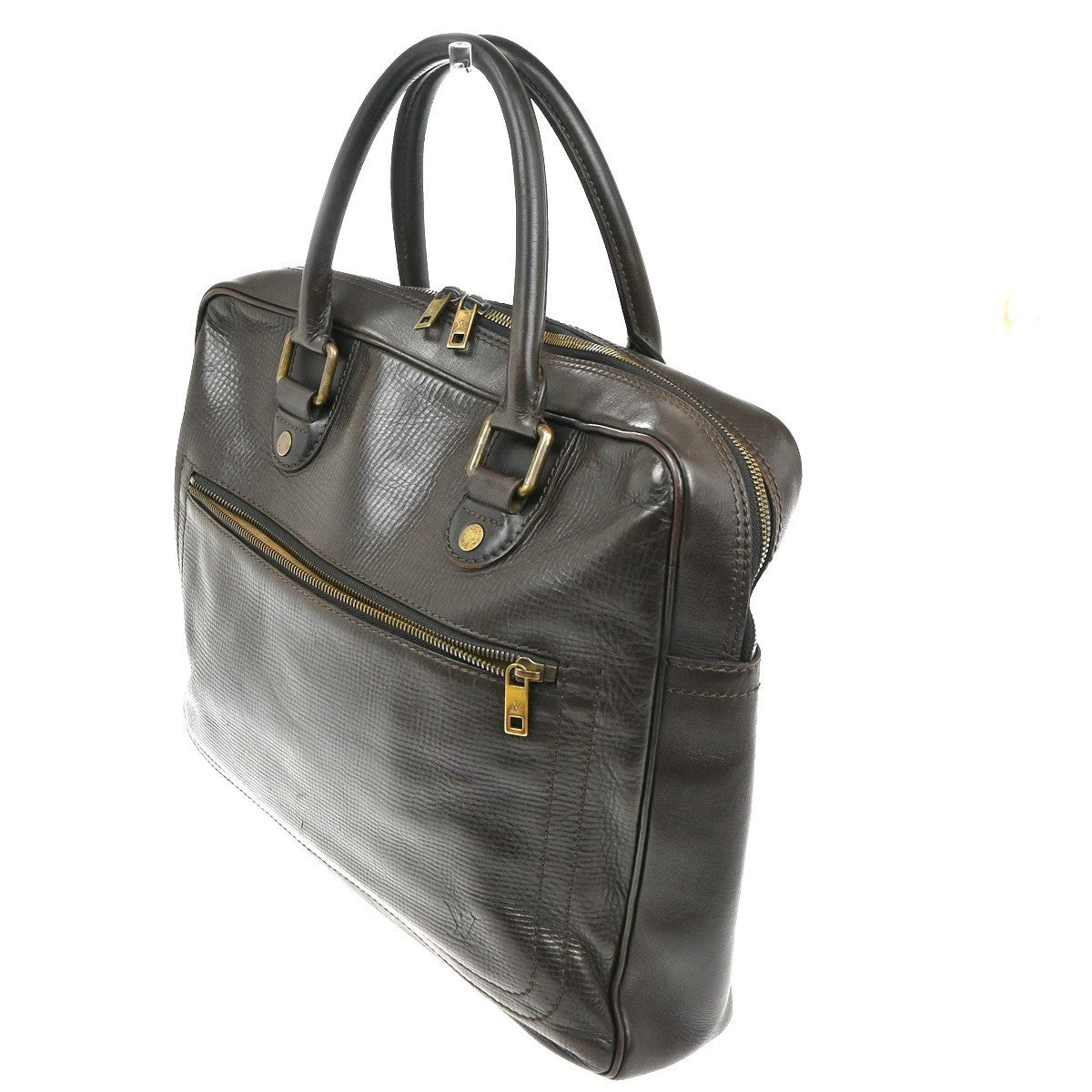 LOUIS VUITTON Utah Yulong Cafe Business Hand Bag Leather M92532 30KC129