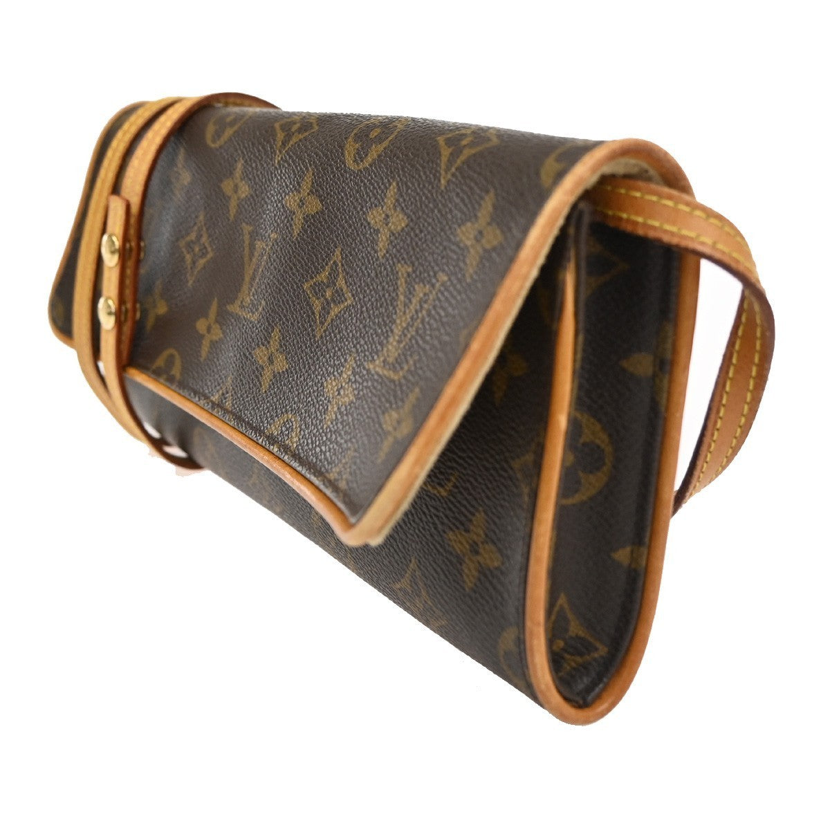 LOUIS VUITTON Pochette Twin GM 2Way Shoulder Bag Monogram Brown M51852 70CA711