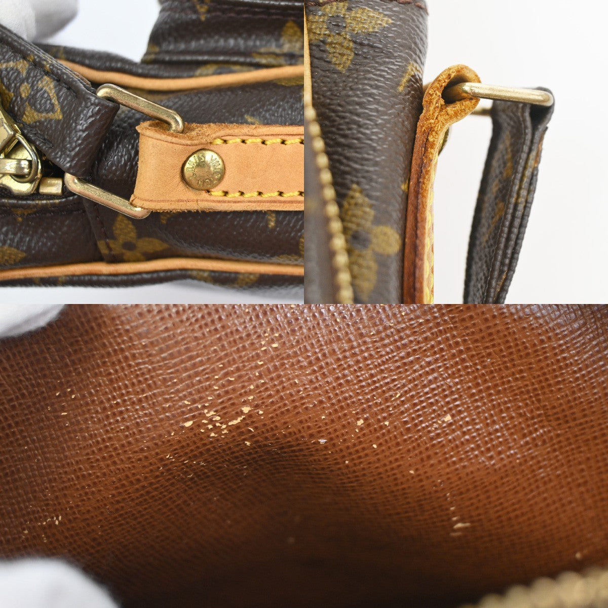 LOUIS VUITTON Amazon Crossbody Shoulder Bag Monogram Leather BN M45236 72KD017