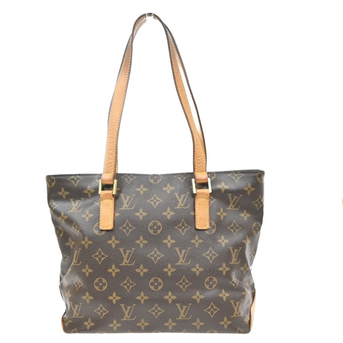 LOUIS VUITTON Cabas Piano Shoulder Bag Monogram Leather Brown M51148 35MA535
