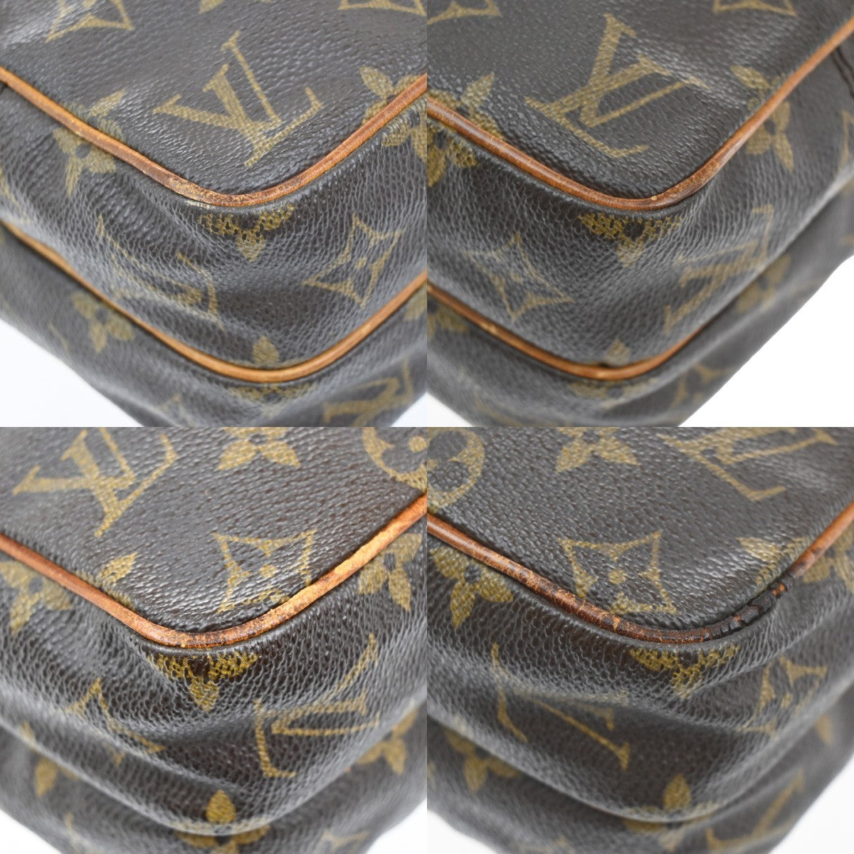 LOUIS VUITTON Mini Amazon Shoulder Bag Monogram Leather Brown M45238 30MA098