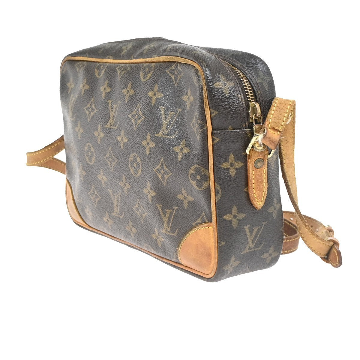 LOUIS VUITTON Trocadero 27 Shoulder Bag Monogram Leather Brown M51274 66ZA314
