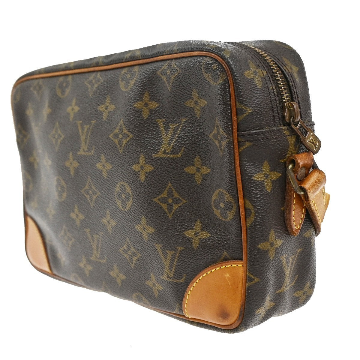 LOUIS VUITTON Trocadero 27 Shoulder Bag Monogram Leather Brown M51274 86CA410