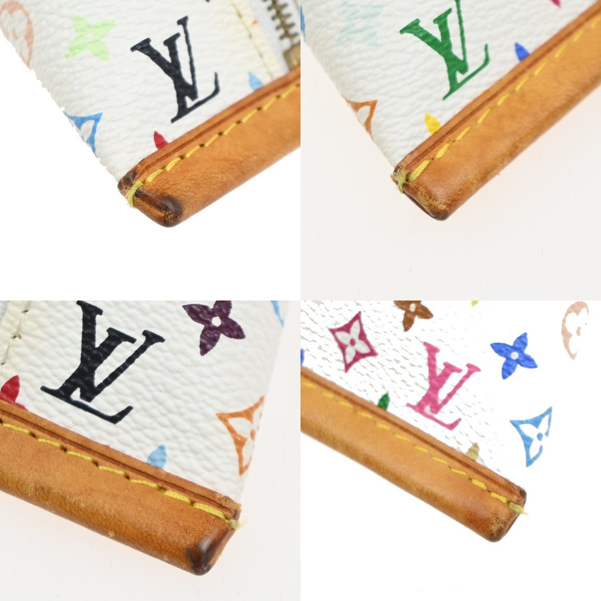 LOUIS VUITTON Berlingo Coin Case Monogram Multi Leather WE France M58028 87KD034