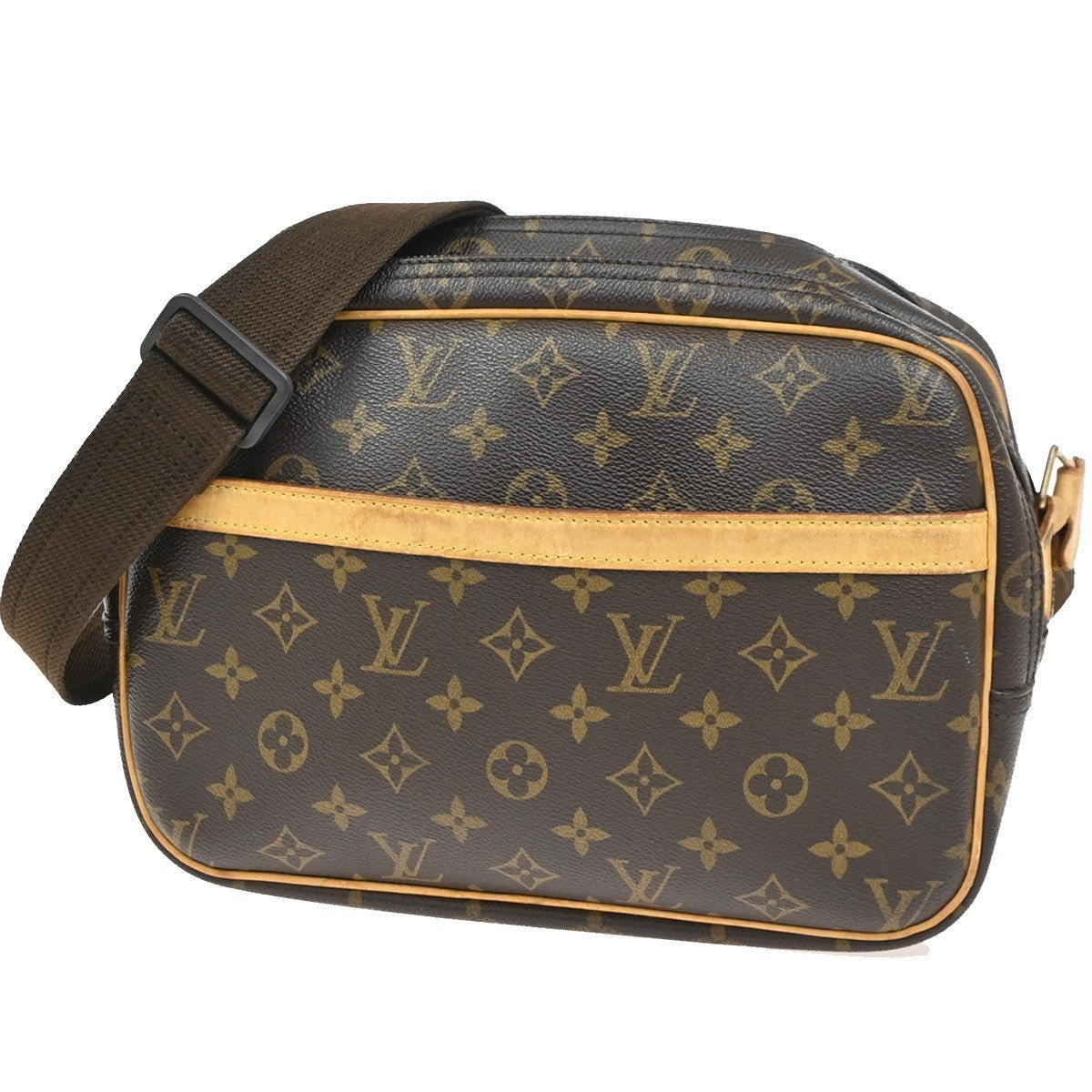 LOUIS VUITTON Reporter Crossbody Shoulder Bag Monogram Leather BN M45254 76KD020