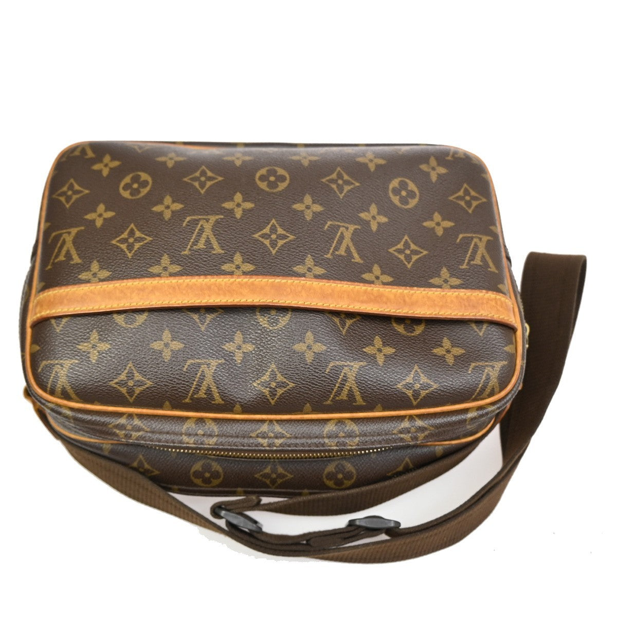 LOUIS VUITTON Reporter PM Crossbody Shoulder Bag Monogram Leather M45254 82TA103