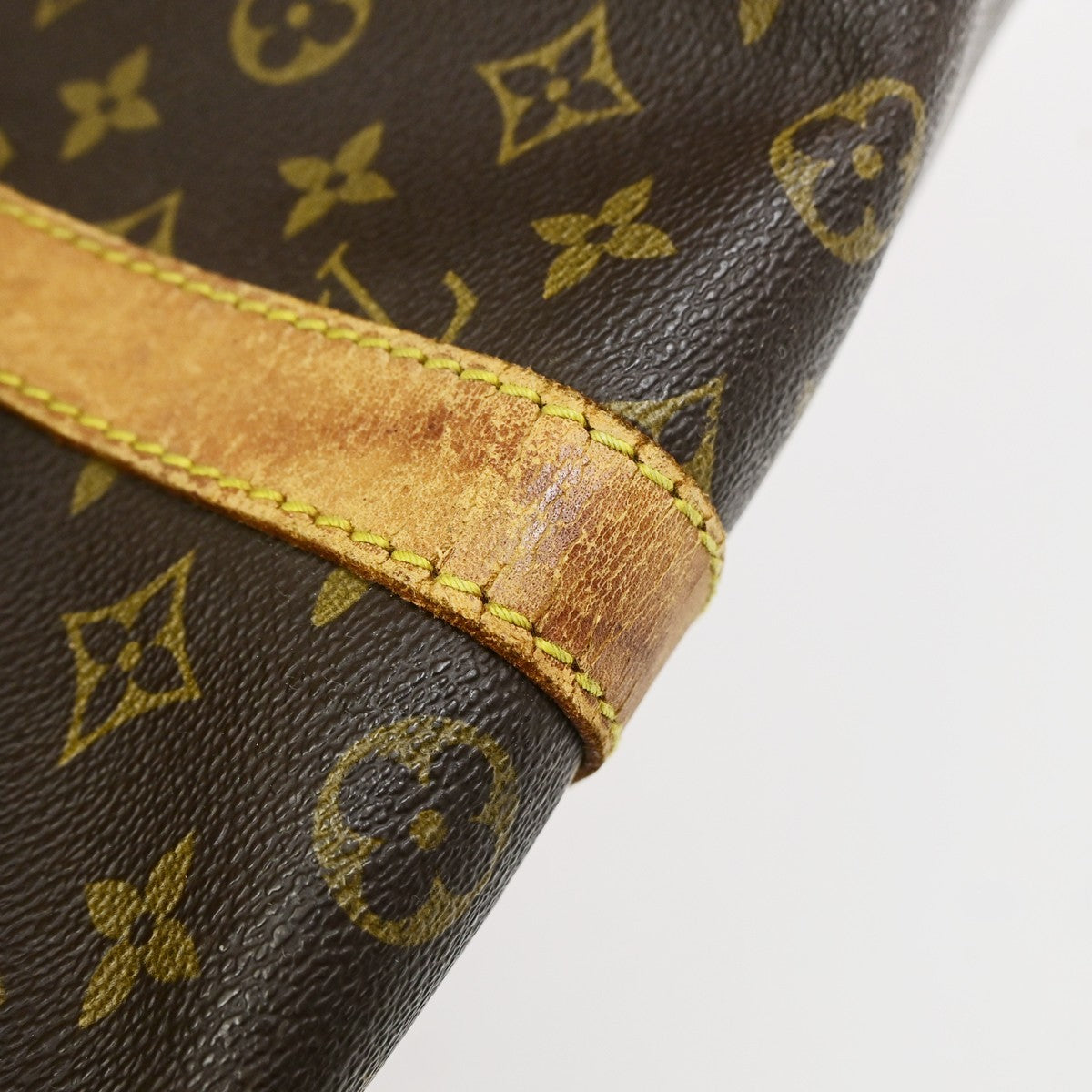 LOUIS VUITTON Keepall 55 Travel Hand Bag Monogram Leather Brown M41424 35YJ255