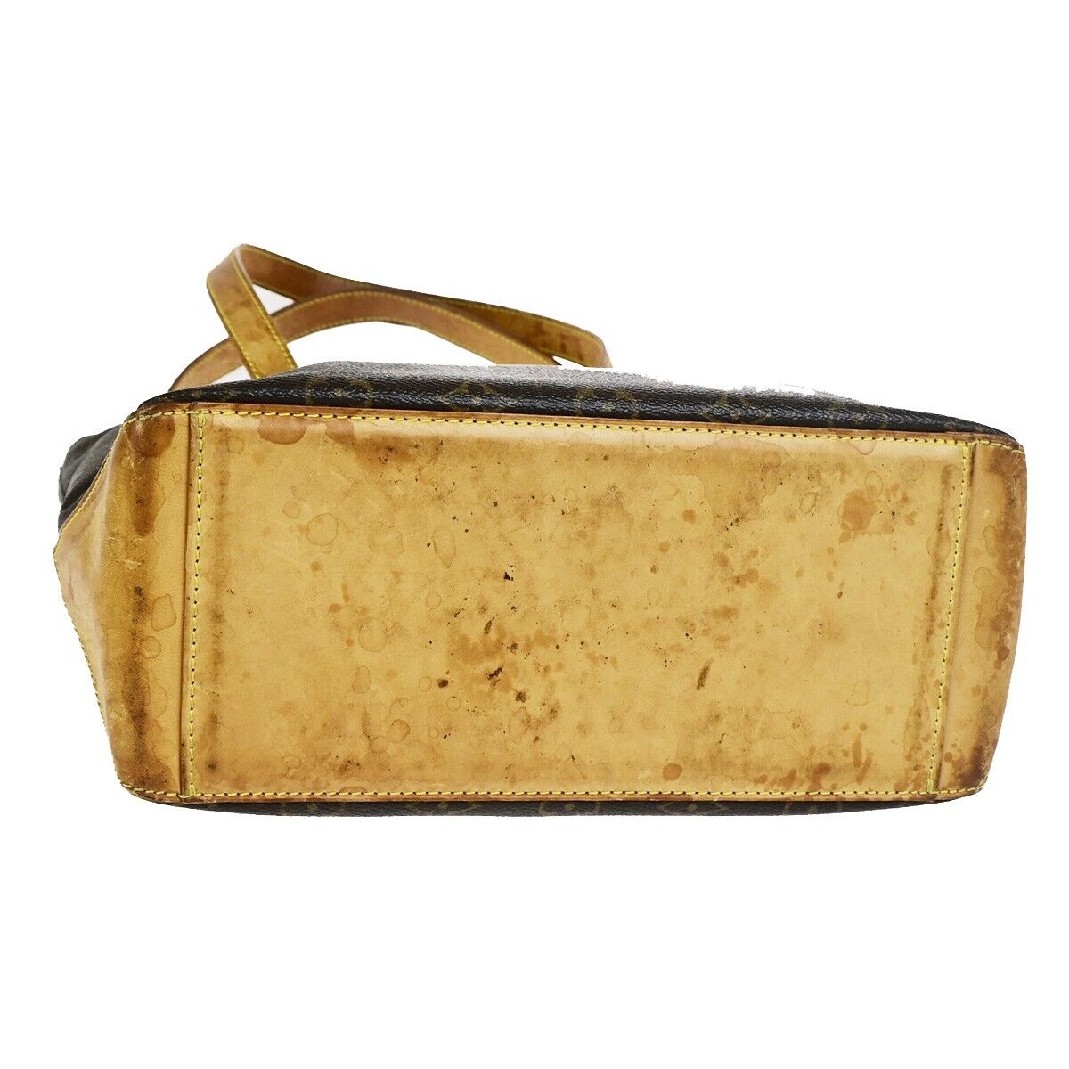 LOUIS VUITTON Cabas Piano Shoulder Bag Monogram Leather Brown M51148 39FB213