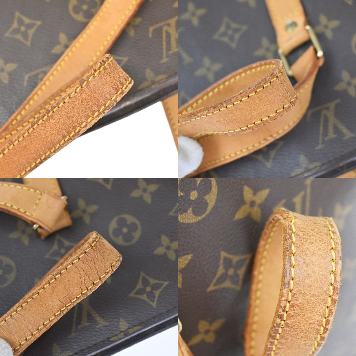 LOUIS VUITTON BABYLONE Shoulder Bag Monogram Leather Brown France M51102 34YH992