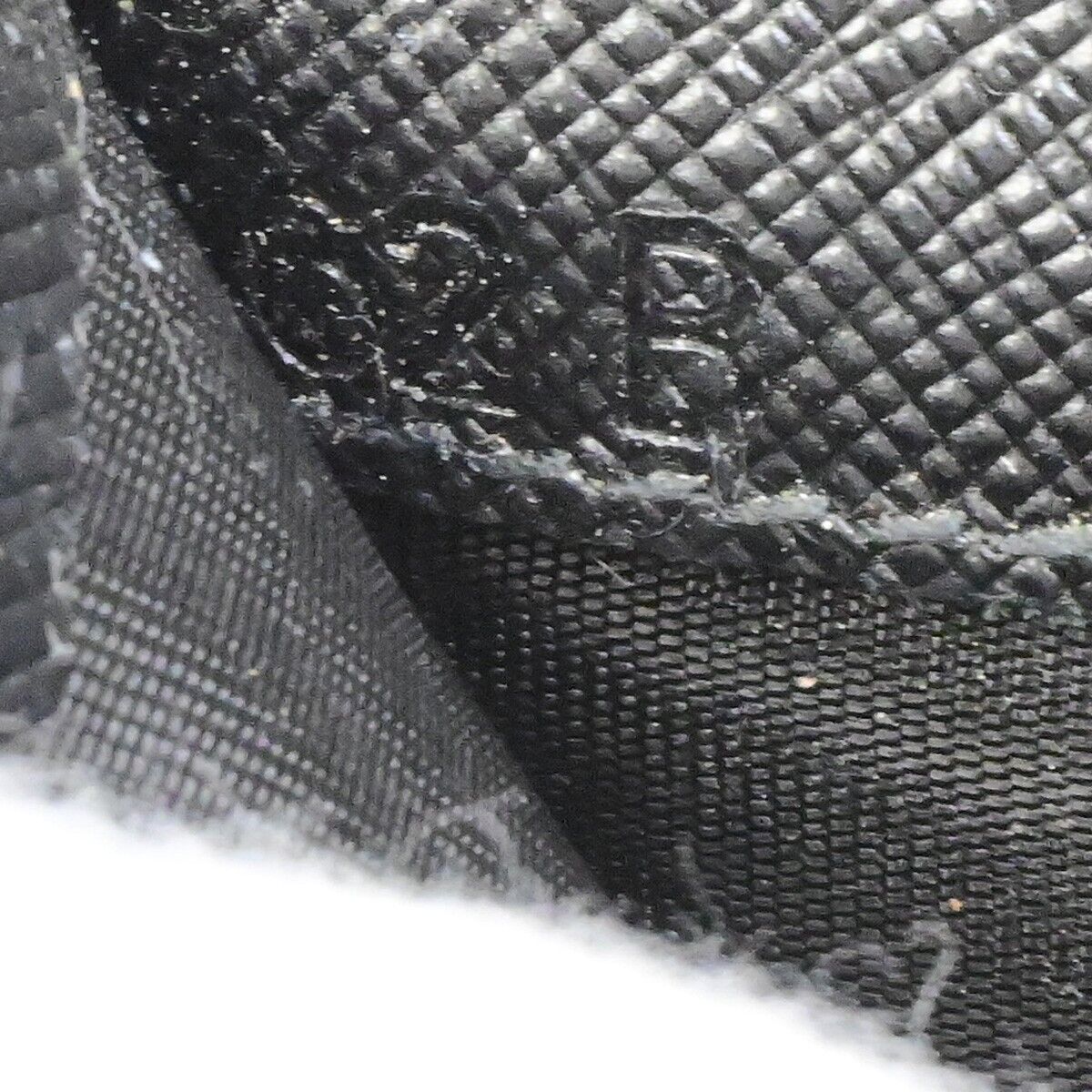 PRADA Logo Bifold Long Wallet Saffiano Leather Black GHW Italy 04ED935