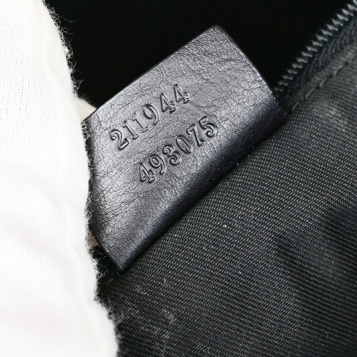 GUCCI GG Sukey Shoulder Hand Bag Guccissima Leather Black SHW 30SJ470