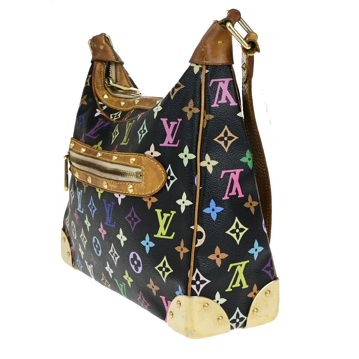 LOUIS VUITTON Boulogne Shoulder Bag Monogram Multi Leather BK M92638 73YG625
