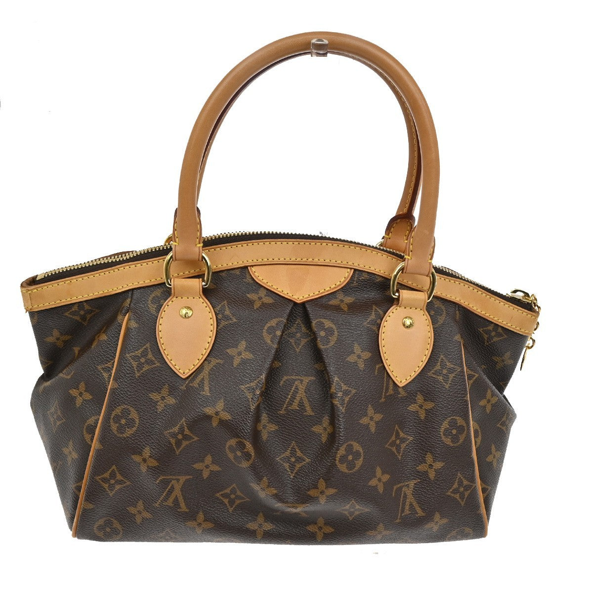LOUIS VUITTON Tivoli PM Hand Bag Monogram Leather Brown France M40143 43RL574