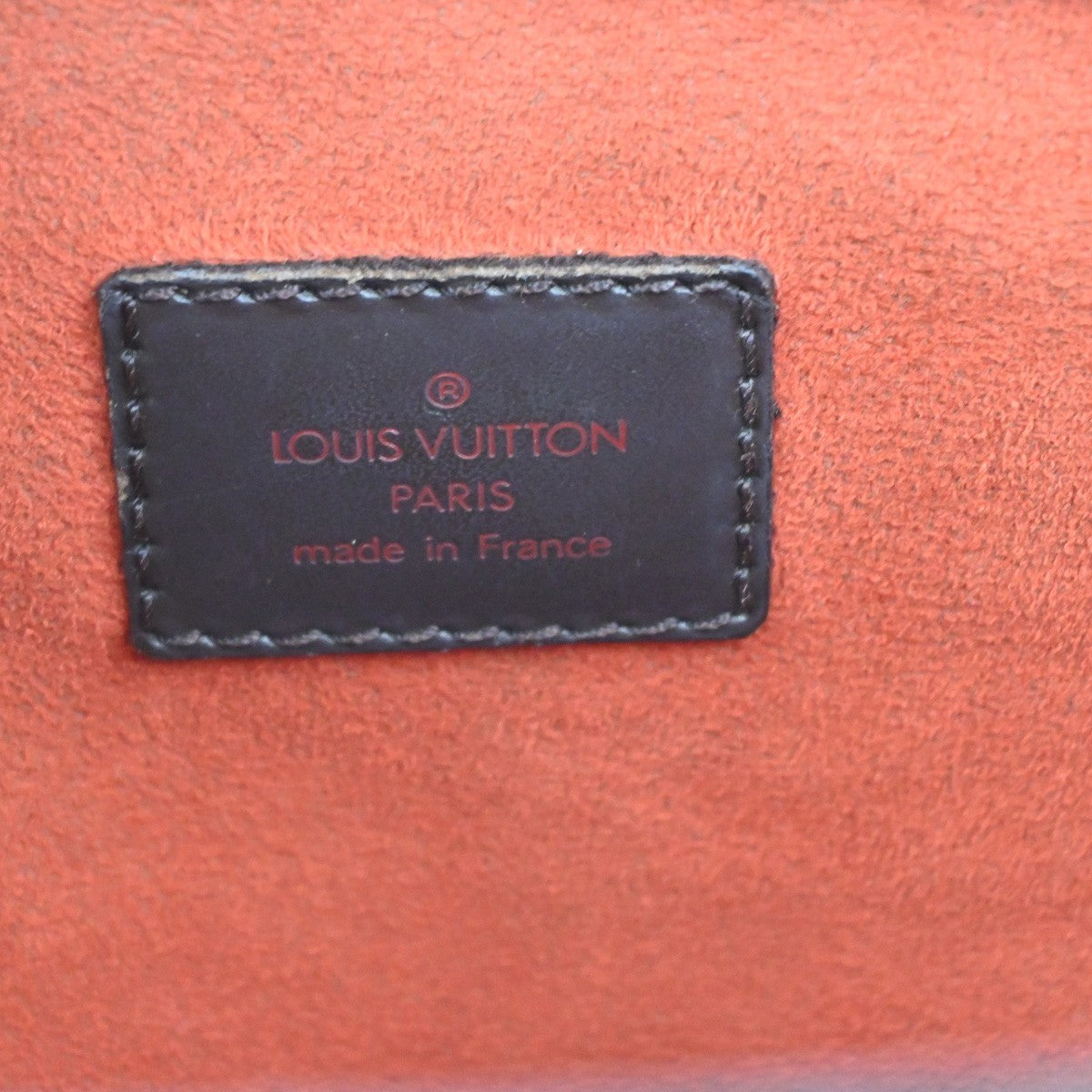 LOUIS VUITTON Parioli PM Shoulder Bag Damier Ebene Leather Brown N51123 32KC781