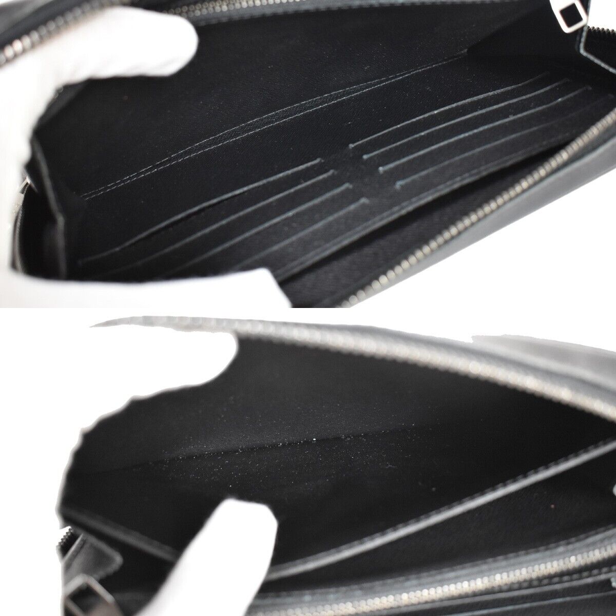 LOUIS VUITTON Zippy XL Long Bifold Wallet Monogram Eclipse BK M61698 99GA662