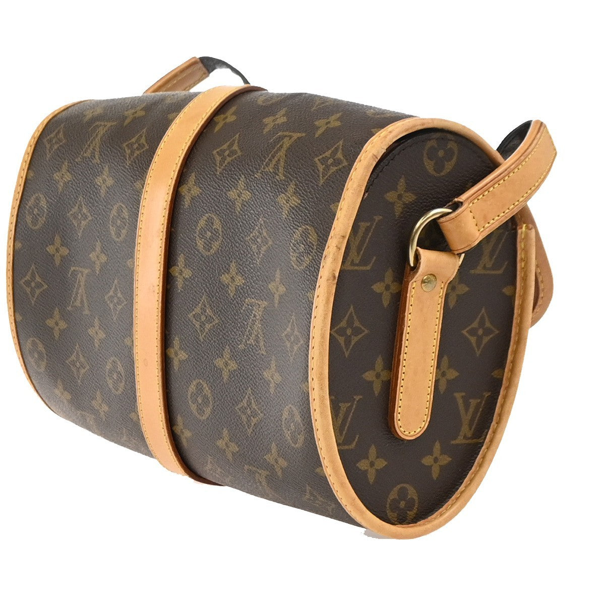 LOUIS VUITTON Logo Marne Shoulder Bag Monogram Leather Brown M51369 70YH918