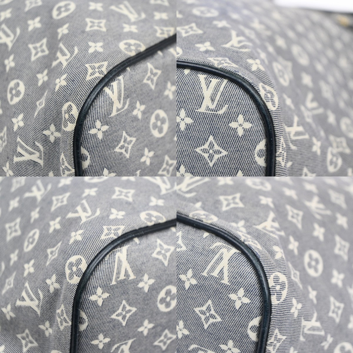 LOUIS VUITTON Neverfull MM Handbag Monogram Idylle Canvas Leather M40514 99KC653